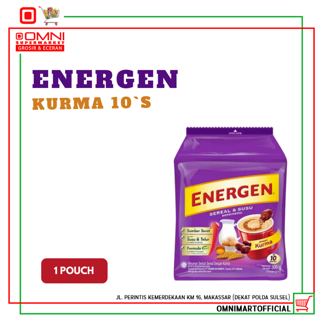 

ENERGEN KURMA POUCH 10 'SACHETS