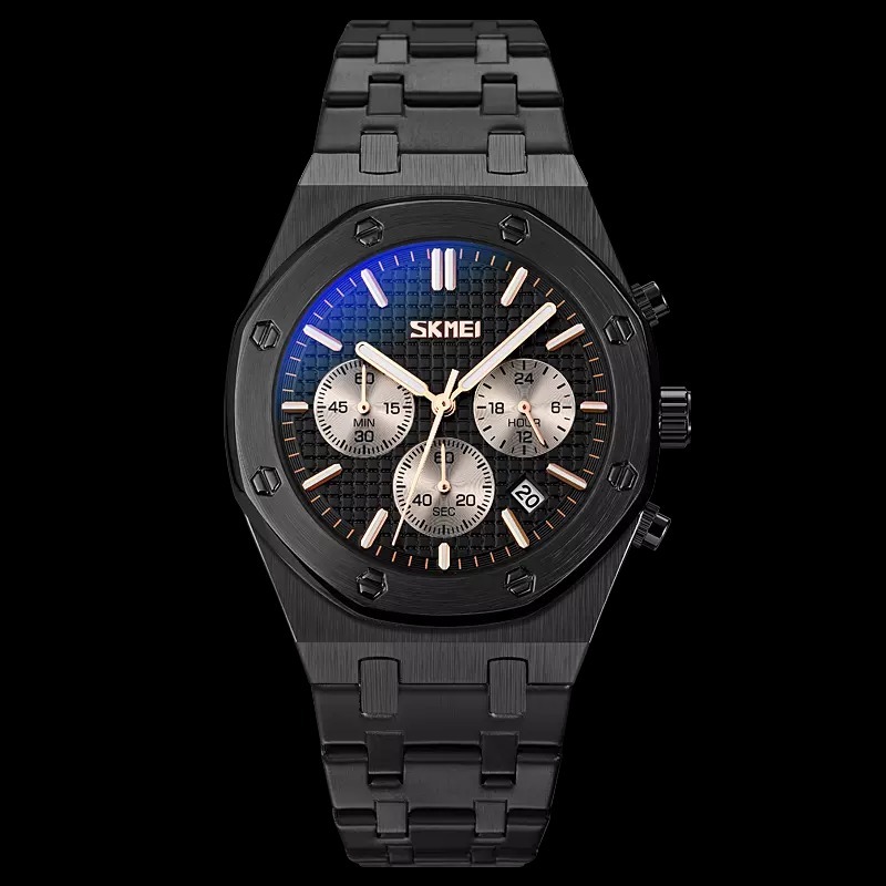 Jam Tangan Pria Analog Chrono Anti Gores Tahan Air - SKMEI 9296