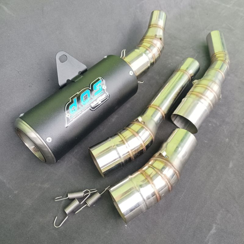 knalpot racing dos ninja 250 mt25 r25 cbr250 z250  cbr150 ninja mono cbr mono cb150r new dll