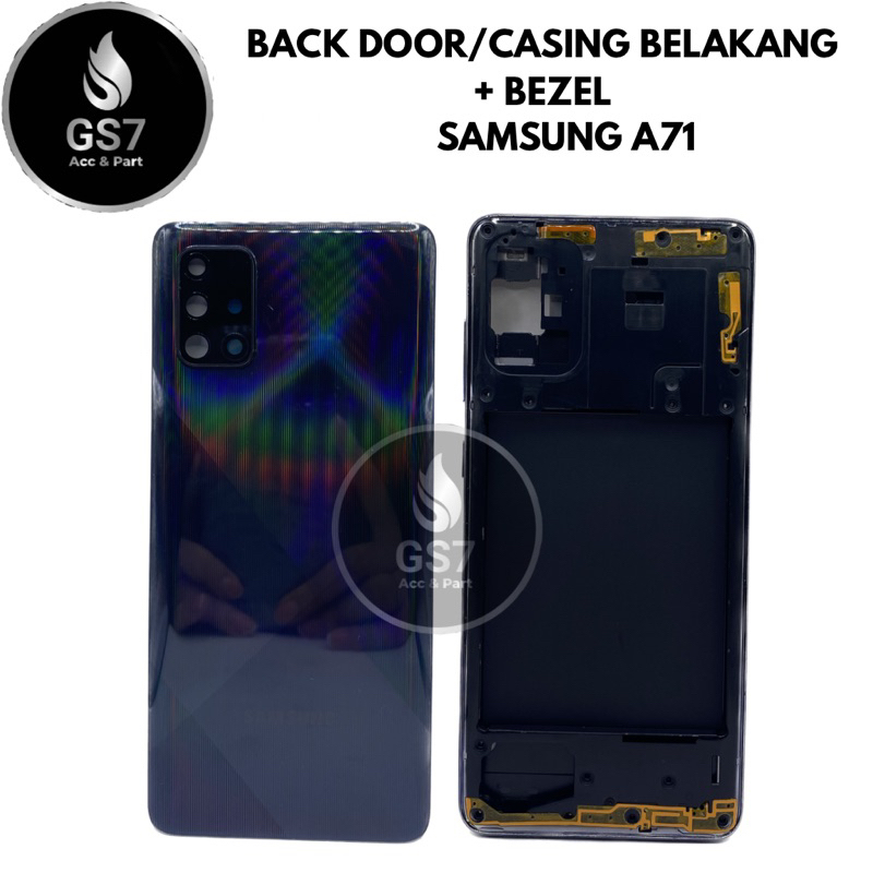 BACK DOOR / CASING BELAKANG + BEZEL SAMSUNG A71