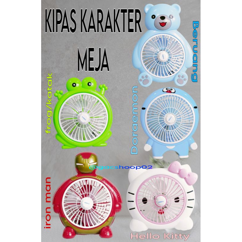KIPAS KARAKTER/BOXFAN KARAKTER/KIPAS ANGIN MEJA/KIPAS ANK LISTRIK YASAKA