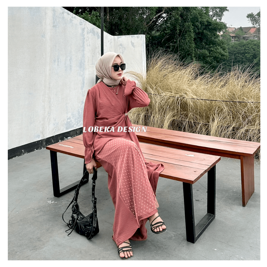 DRESS PREMIUM/DRESS MALAYSIA/DRESS KONDANGAN/DRESS KEKINIAN/TULLE DRESS/DEEVA DRESS