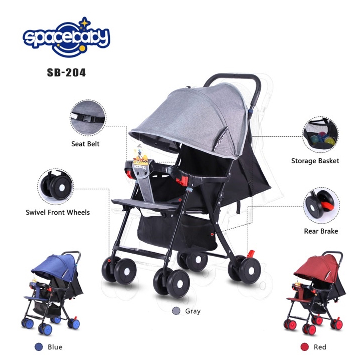 (TERMURAH) Kereta dorong bayi balita spacebaby 203 204 214 325-1 329-1 330-1 dorongan anak bayi bali