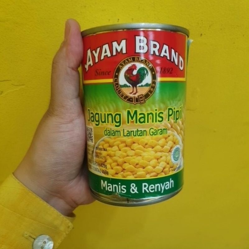 

Ayam brand jagung manis pipil dalam larutan garam 425g