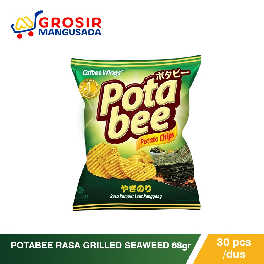 

Grosir Snack Potabee Rasa Grilled Seaweed 68 gr 6pcs