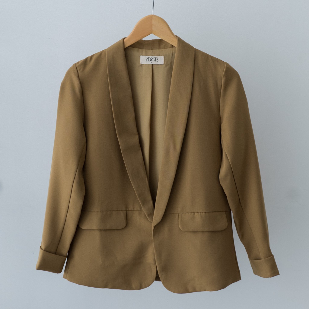 Blazer Stacey Sand/Blazer Wanita/Blazer Korea/Blazer Wanita Korea/Blazer Wanita Korean Style/Blazer 
