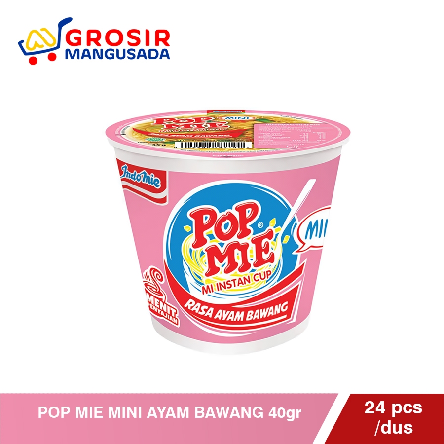 

POP MIE Mini Rasa Ayam Bawang 40 gr Harga Grosir Super Hemat 12pcs