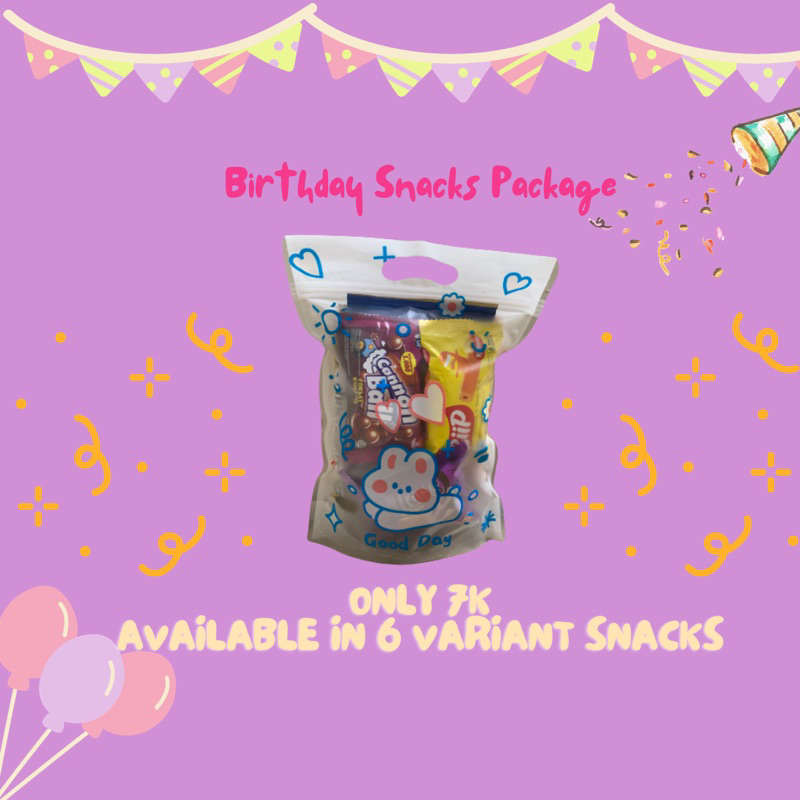 

BINGKISAN/HAMPERS SNACK ULANG TAHUN ANAK MURAH