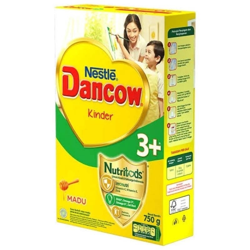 

Nestle Dancow Nutritods 3+ Madu 750gr - Susu Pertumbuhan Tahap 3 Plus (3-5 Tahun)