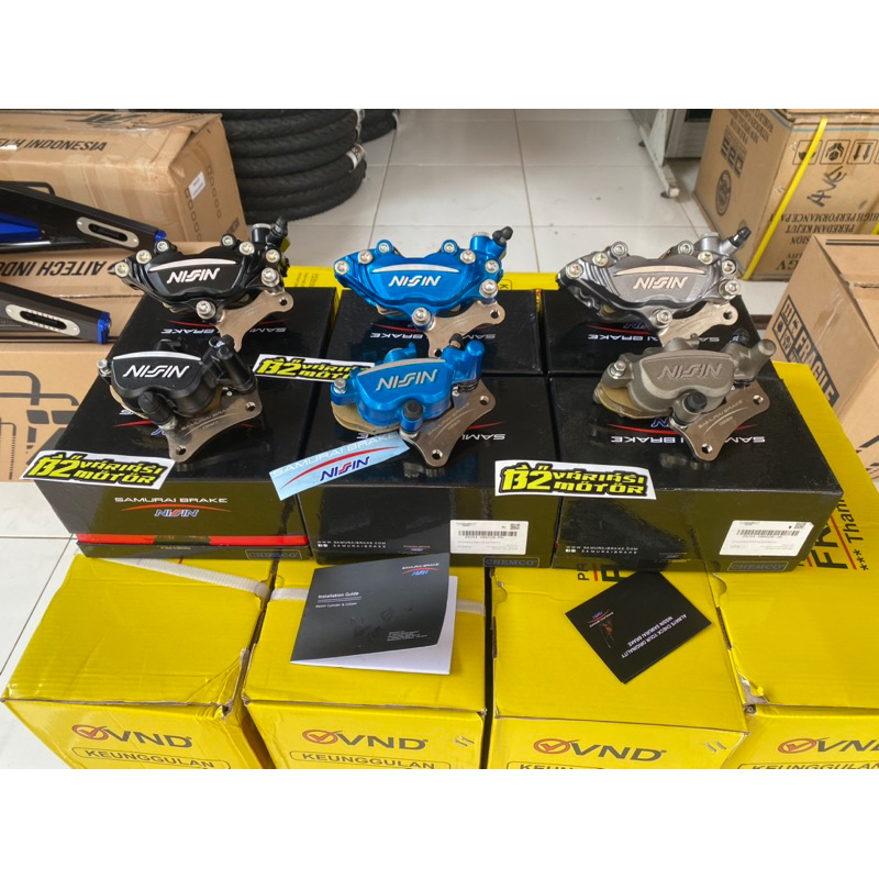 KALIPER NISSIN SAMURAI 4piston 2piston original pnp ninja r ninja ss ninja rr