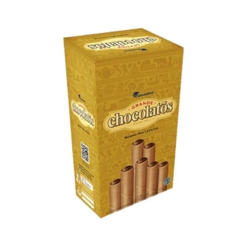 

Chocolatos Wafer Roll 1 Box isi 24pcs