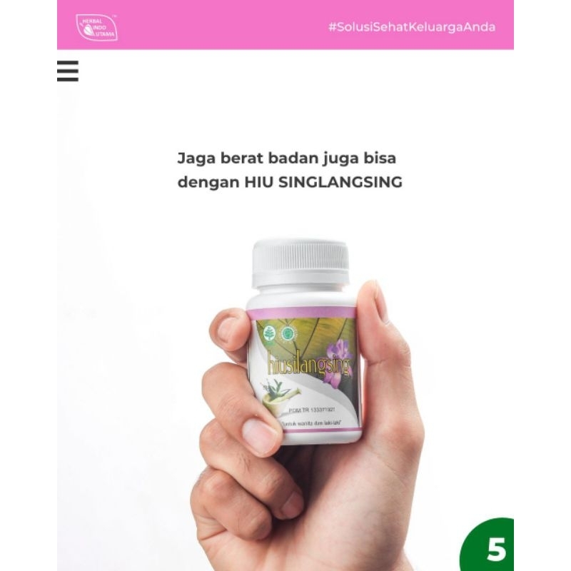 

HIUSILANGSING 60 KAPSUL
