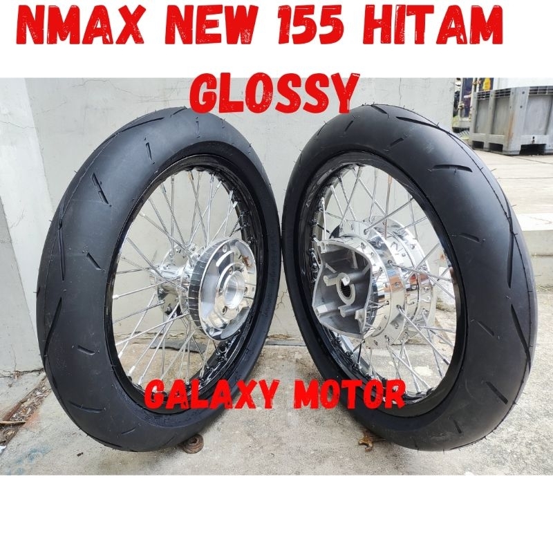 Sepaket Velg Jari Jari Tromol Plus Ban Ring 14 Nmax Old Aerox Old PCX 150 160 ADV VARIO 125 150 160 