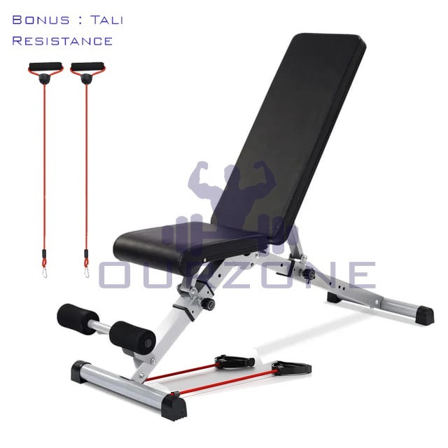 Adjustable Bench Press Sit Up Bench Kursi Fitness Multifungsi
