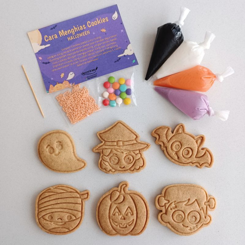 

DIY Cookie Kit Halloween | Decorate Cookies | Decorating Cookies | Cookies Hias | Menghias Cookies | Cookies Hias Halloween | Hampers Halloween | Kado Halloween | Goodiebag Halloween | Mainan Halloween | Hampers Ulang Tahun | Kado Ultah | Goodiebag Ultah