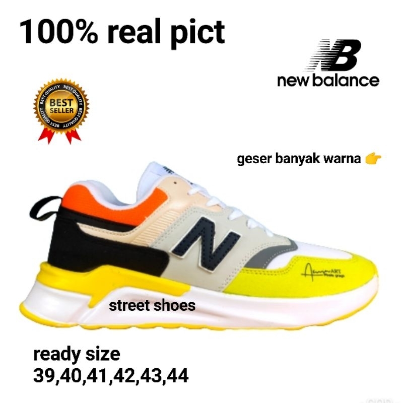 sepatu nb997 premium quality yellow