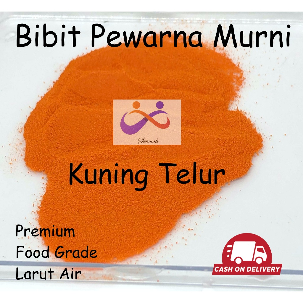 

Biang Pewarna Makanan Larut Air Bentuk Bubuk Warna Kuning Telur Yellow Egg