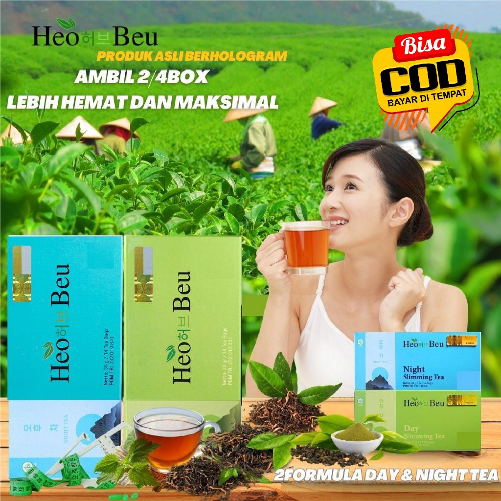 

HEO BEU SLIMMING TEA | TEH HEOBEU KOREA | ORIGINAL HEO BEO SLIMING TEA BPOM ORIGINAL 100%