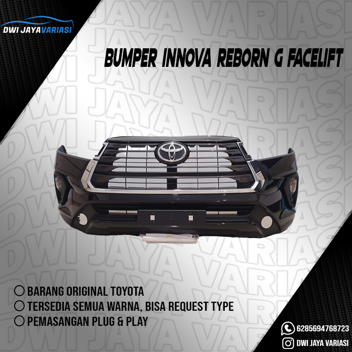 BUMPER INNOVA REBORN G V FACELIFT 2022