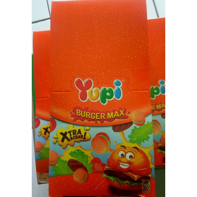 

Yupi Burger Max Xtra besar 1 box isi 12 pcs