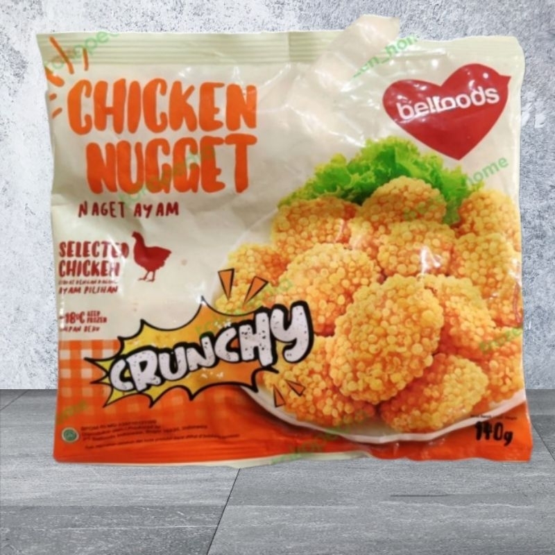 

BELFOODS Chicken Nugget Crunchy Kemasan 140gr