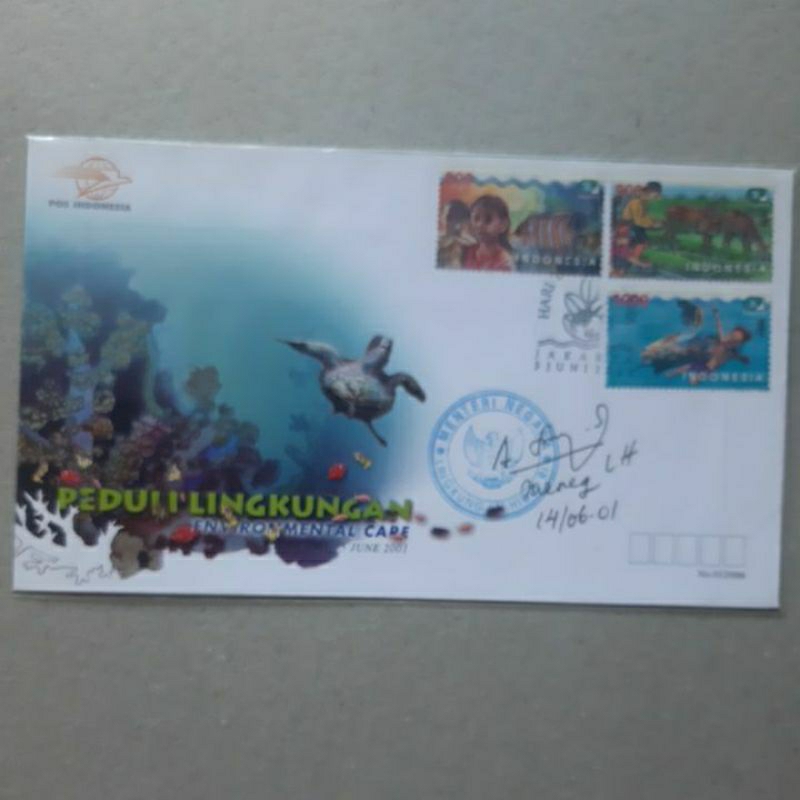 

Perangko prangko SHP tanda tangan Menteri Lingkungan Hidup Sonny Keraf