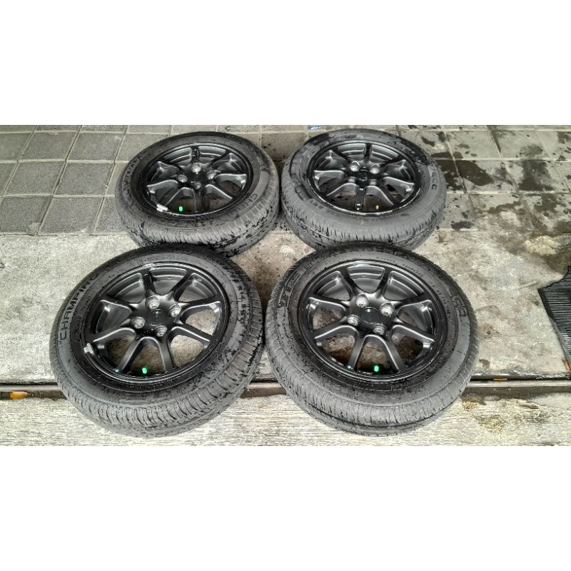 VELG SEKEN MOBIL COPOTAN OEM AYLA RING 14 + BAN 175 65 14