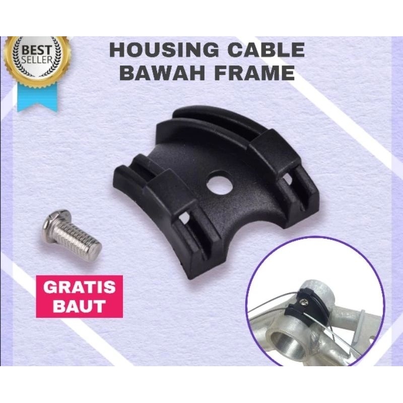 Clamp Jalur Kabel Shifter Bawah BB MTB Federal Jadul DLL