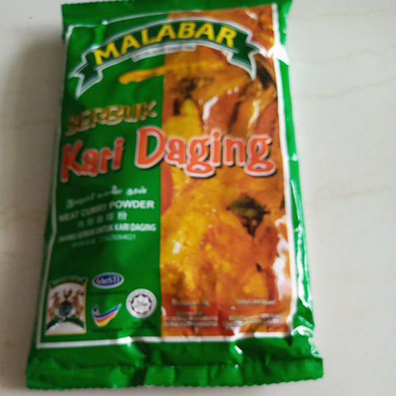 Serbuk Kari Daging Malabar