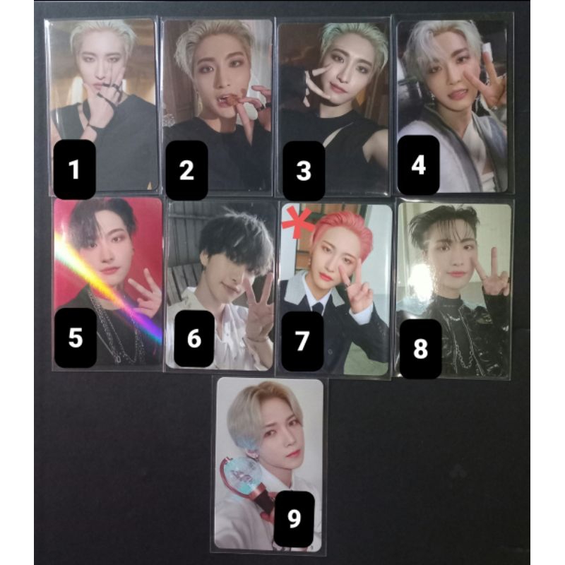 Photocard / Pc Ateez Seonghwa, Spin off from the witness, Movement, Appmus, Makestar, Yeosang Ls