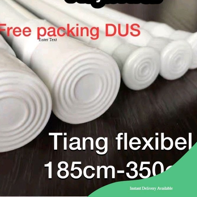 PADMA-TIANG FLEXSIBEL PINTU TANPA DIPAKU 185CM-350CM/PIPA TIANG TONGKAT/tiang tongkat serbaguna/tian