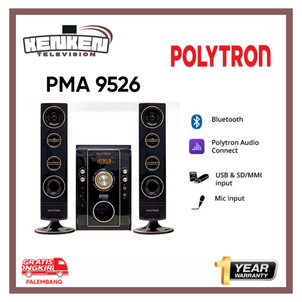 SPEAKER AKTIF POLYTRON PMA 9526 / PMA-9506