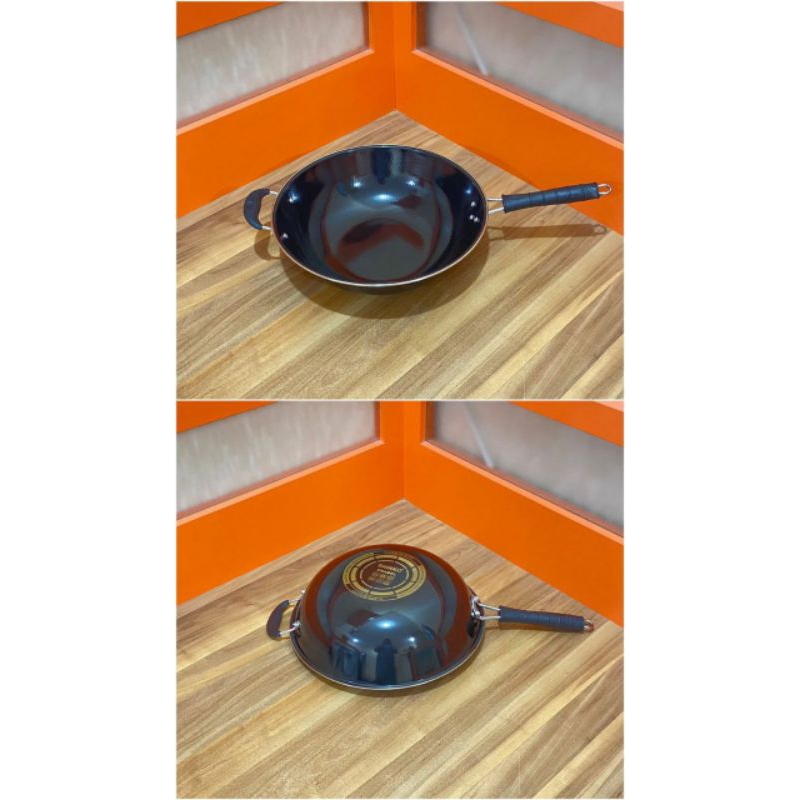 Wajan Gagang Enamel 32cm (Shinko)