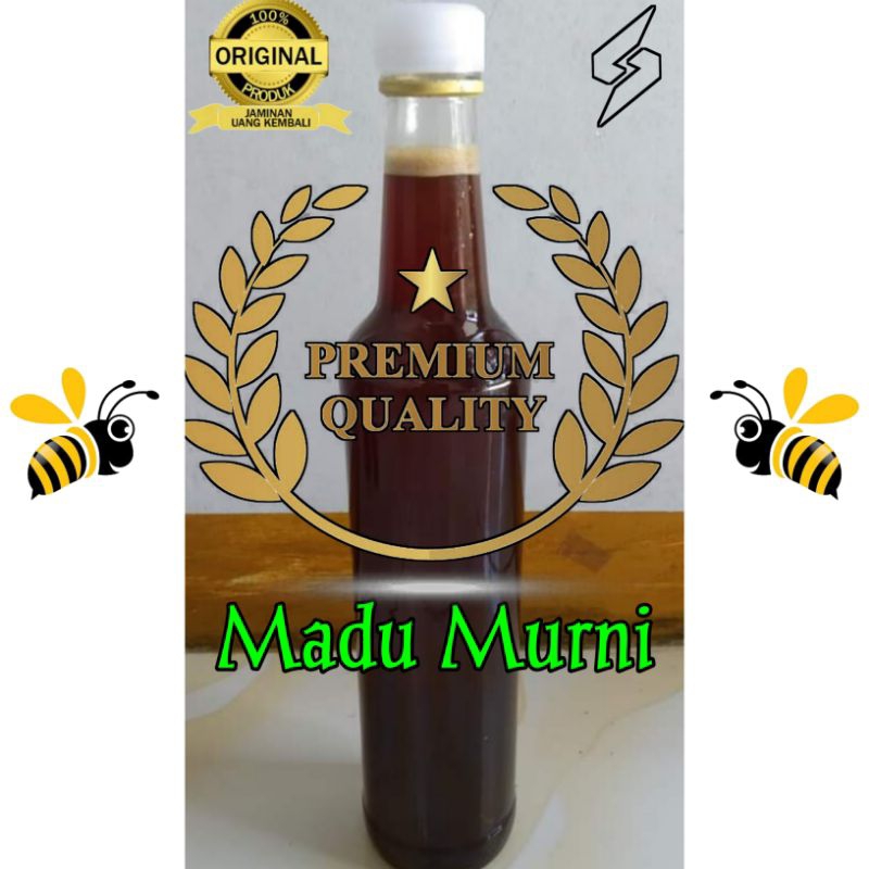 

Madu Murni Lebah Madu Alam || Raw Honey Premium || Madu Asli Bergaransi || Isi 450 mL