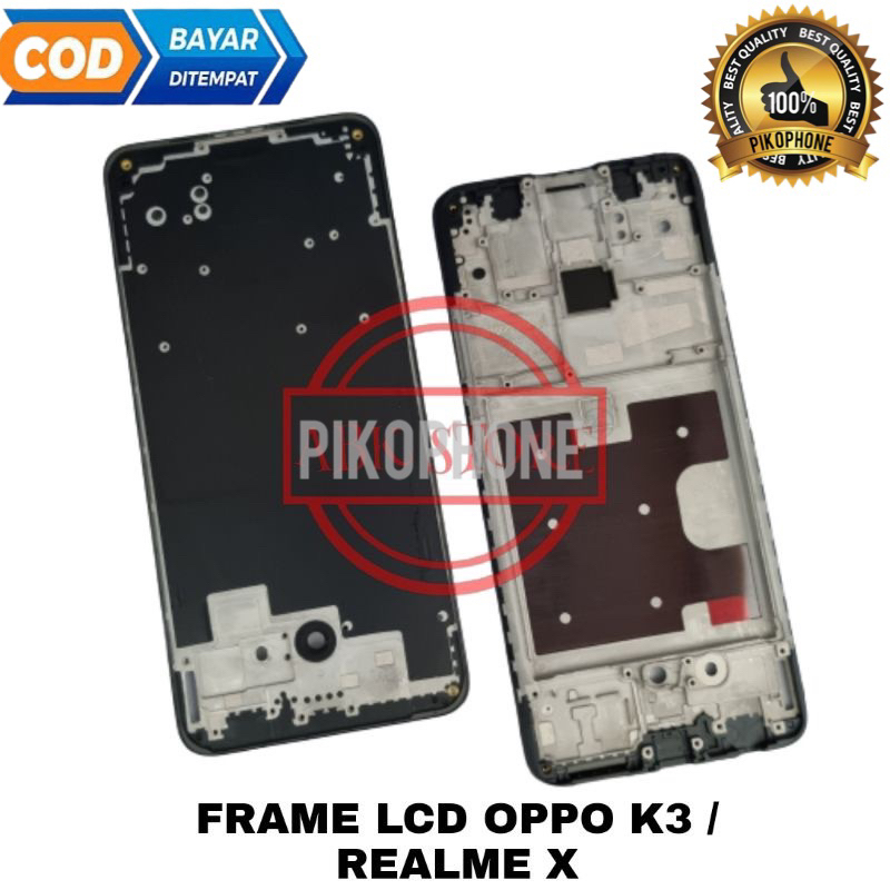 frame lcd oppo k3 frame lcd realme x FRAME LCD - TATAKAN LCD - TULANG TENGAH LCD OPPO K3 / REALME X