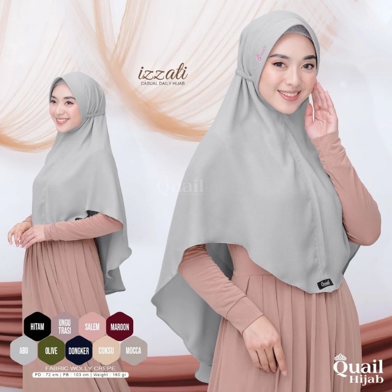 Izzati quail hijab /daily hijab quail
