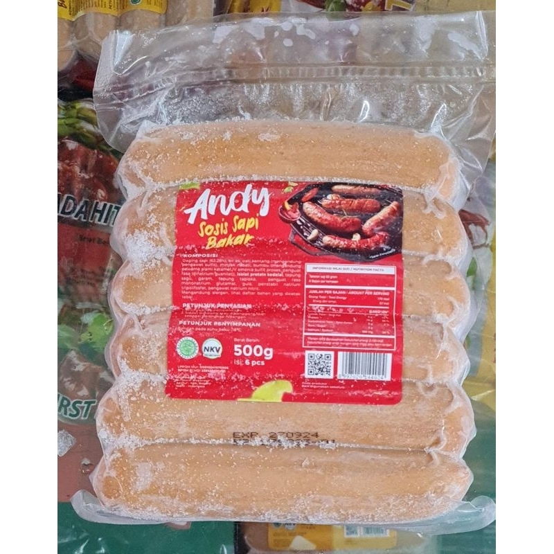 

Andy sosis sapi bakar 500 gr