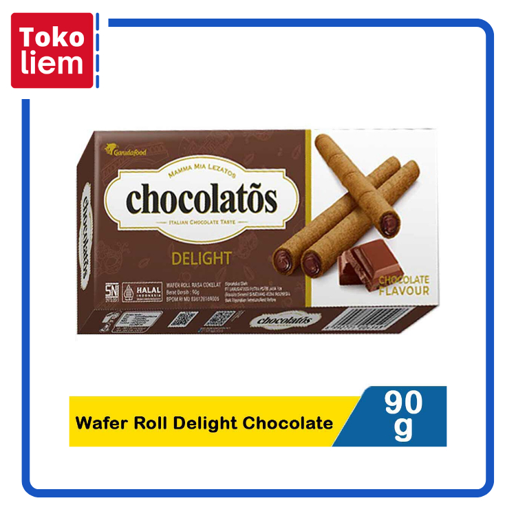 

Chocolatos Wafer Roll Delight Chocolate 90G