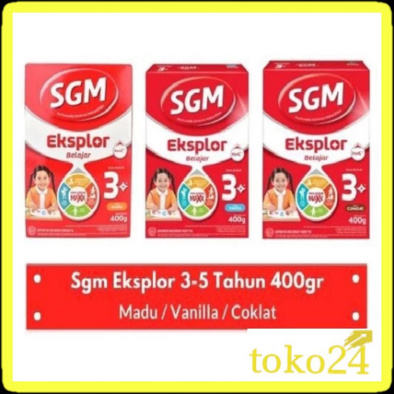SGM Eksplor 3+ 400 gr Susu Balita 3 - 5 Tahun