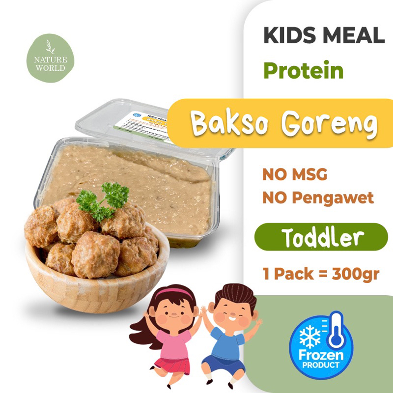 

NATURE WORLD Bakso Goreng / Healthy Kids Meal/ Homemade Frozen No MSG No Pengawet