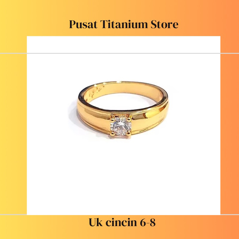 CINCIN EMAS KAWIN MATA SATU DEWASA XUPING ANTI LUNTUR