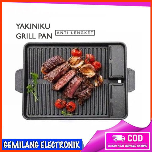 Yakiniku Grill Pan Barberque Grill Pan Alat Pemanggang BBQ / Panggang