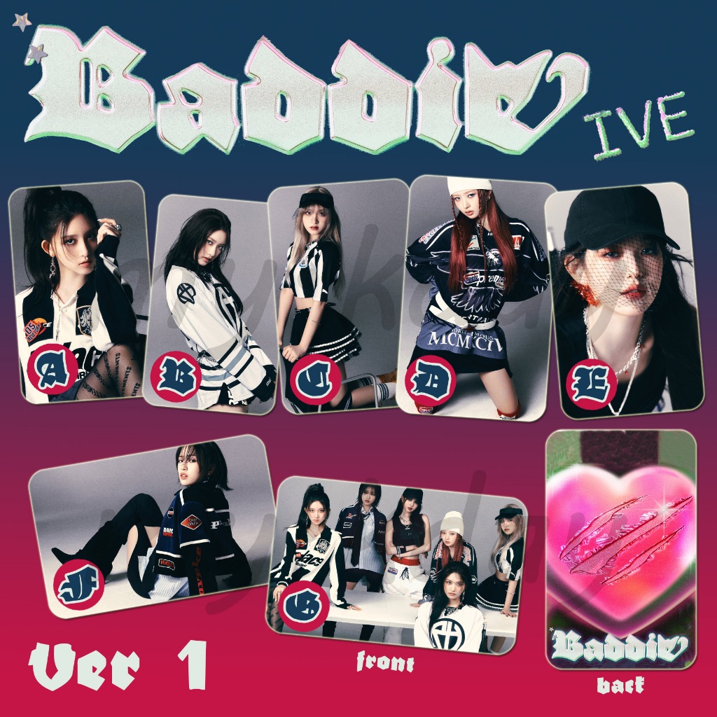 PC-1430, Unofficial Photocard IVE I'VE MINE: Baddie 2 sisi