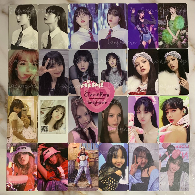 BLACKPINK LISA OFFICIAL PHOTOCARD THE SHOW CD DVD LENTICULAR LUCKY DRAW MD TOUR FANSIGN APPLICANT WI