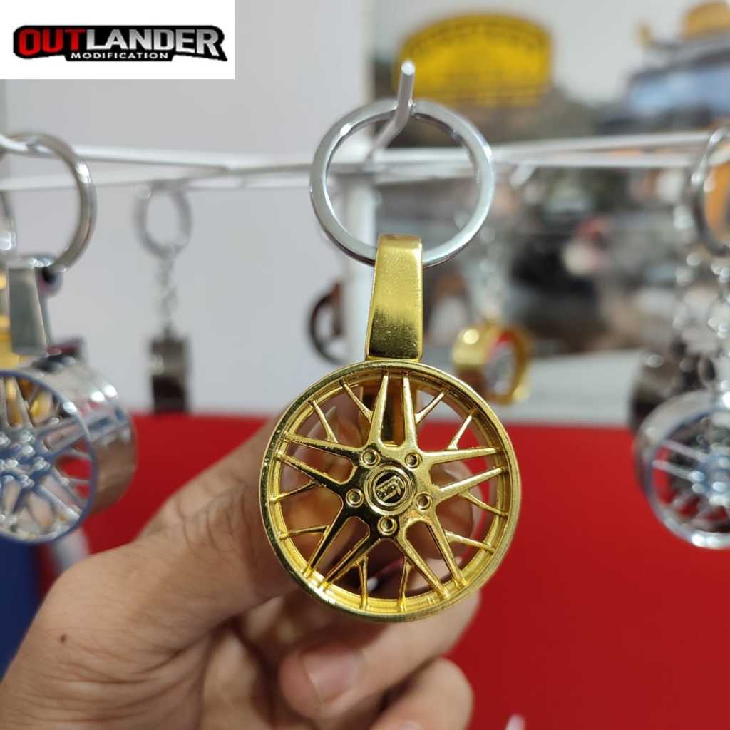 Gantungan Kunci Model Velg HSR Wheels - Accesoris