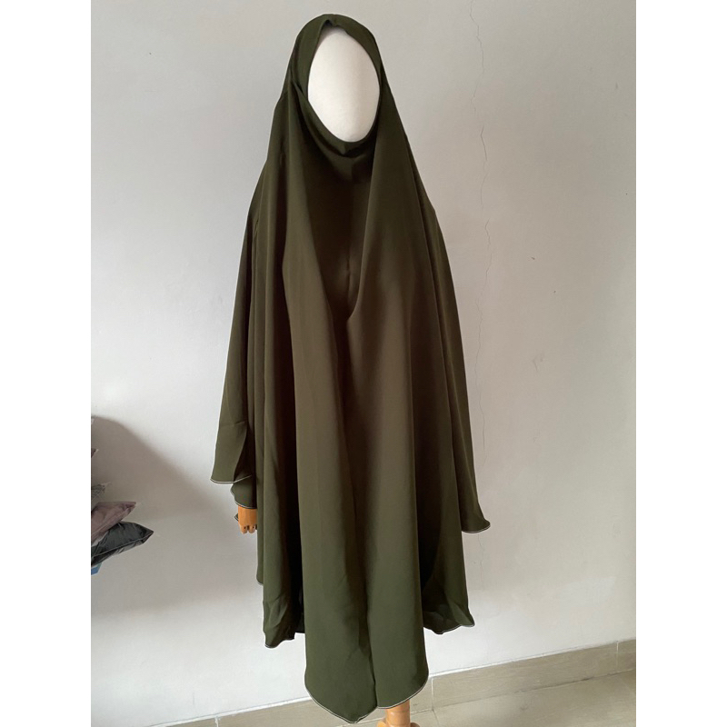 NWT ELMADINA FK AFTER MIDNIGHT DARK OLIVE MAZEN XL