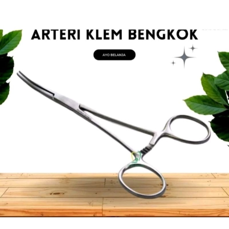 Klem Arteri Pean Bengkok 18 cm