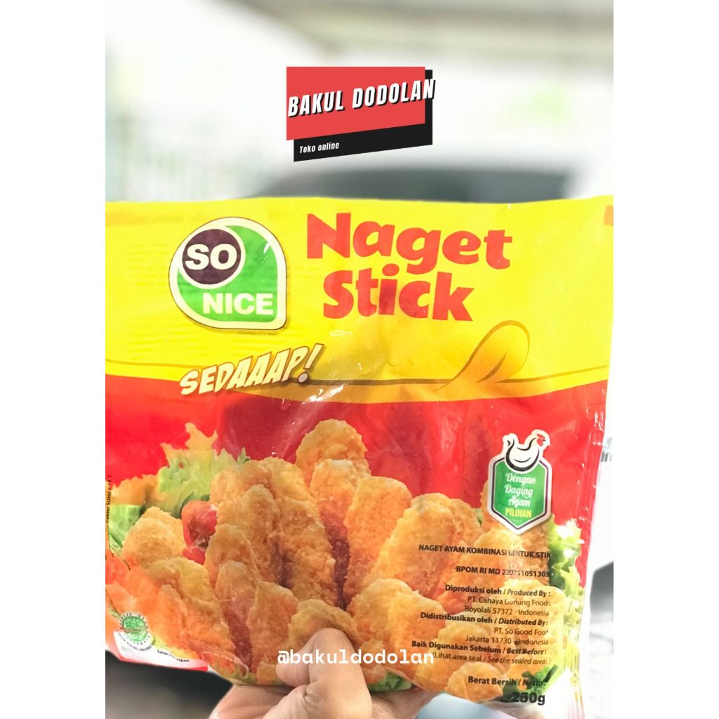 

SO NICE Naget Stick 250 gr.