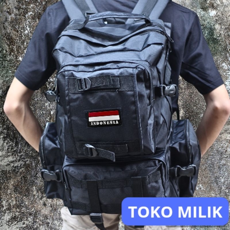 TAS PRIA Ransel Lebanon Army 55Liter Tactical Outdoor Gunung tentara military original