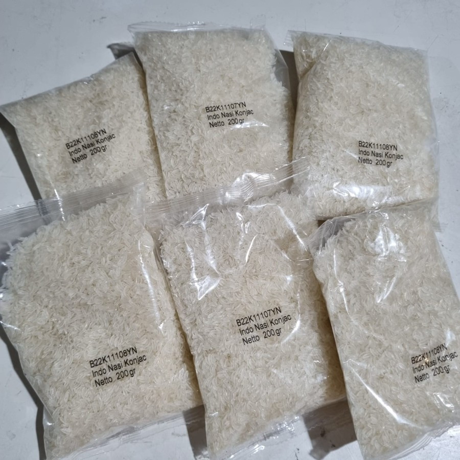 

Beras Porang Konjac Rice Nasi Diet Sugar free 200 g